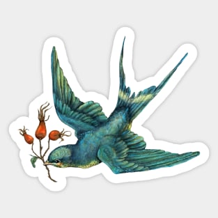 A swallow bird Sticker